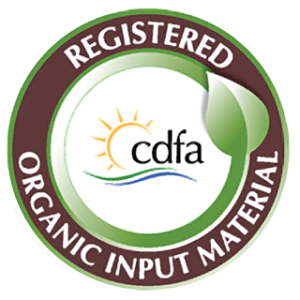 California Registered Organic Input Material